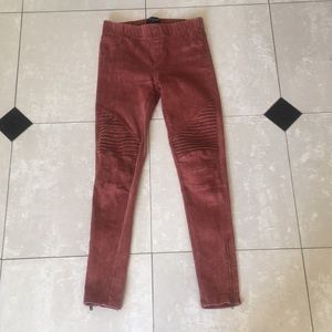 Red rust Beulah Moto pants sz small